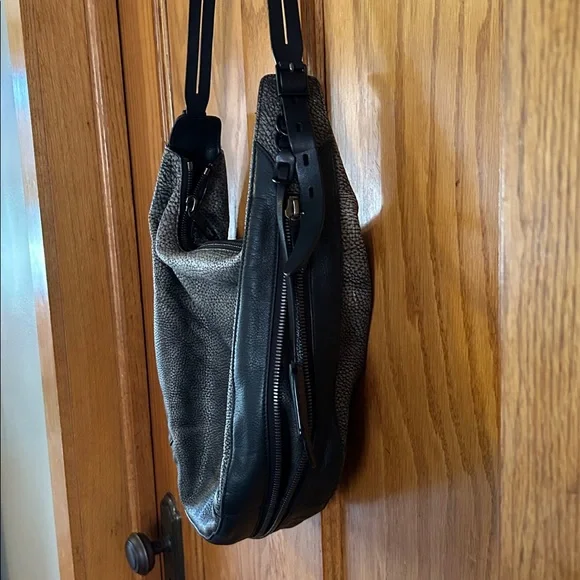 Rag & Bone Bradbury Leather Zip Hobo Bag, Iron Gray - Picture 3 of 12